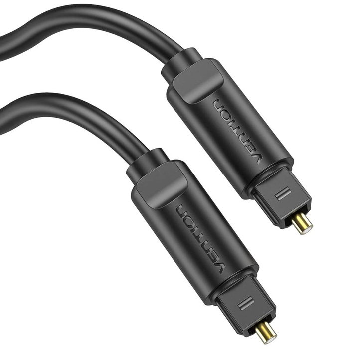 CABLE DE AUDIO DE FIBRA OPTICA 1 M NEGRO VENTION